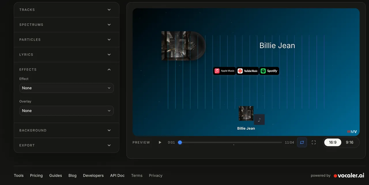 Visual effects and overlays